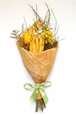 Buy ???? Roxanne's Dried Flowers Spring Fling Bouquet Gold ????