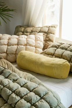 Best deal ???? Beth Acid Wash Bolster Pillow Green ????